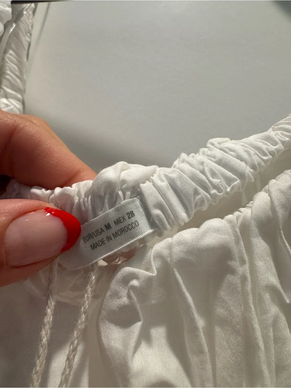 Zara crisp white